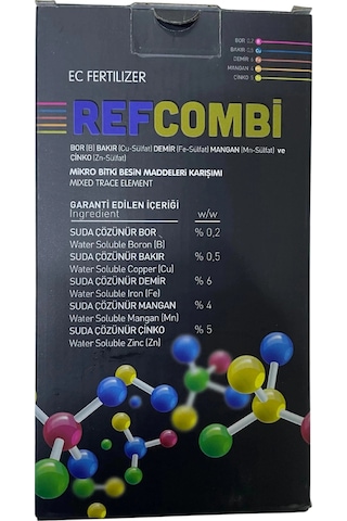 Refcombi Ec Mikro Elementli Fertilizer Gübre 1 Kg 1 kg