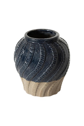 Lexroo Wavy Seramik Vazo 18 X 19 Cm Çok Renkli