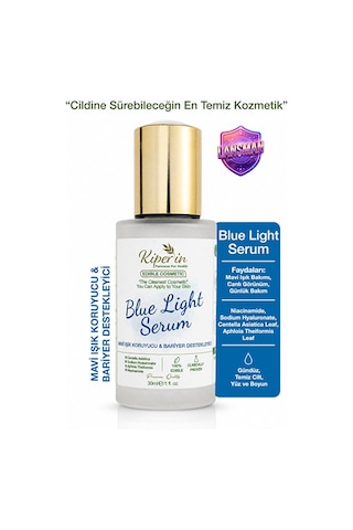 Kiperin Blue Light Serum | Mavi Işık Koruyucu & Bariyer Desteği | Centella, Aphloia, Hyaluronik Asit 30 ML