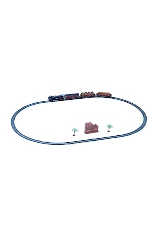 Tren Seti Oyuncak Rail King Klasik Tren 122 Cm 36 Parça Işıklı