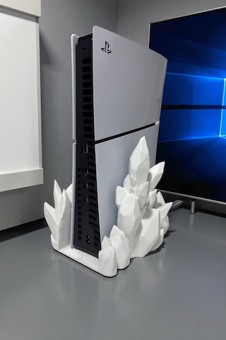 Ps5 Slım Stand Dijital Versiyon Uyumlu Playstation 5 Dikey Stand Ps5 Stand Beyaz