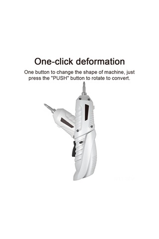 Maiyame 3.6v Usb Şarjlı Elektrikli Tornavida Seti - Çift Mod Düz/sünger , Led Işık, 3.5nm Tork, Çok Amaçlı Tamir Aleti Beyaz