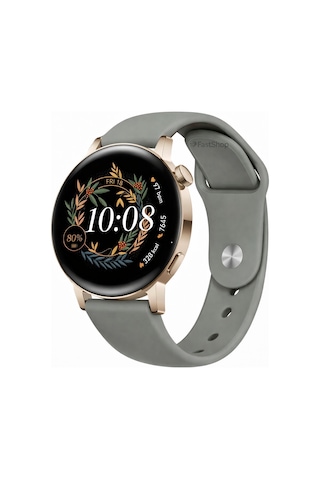 Huawei Watch Gt3 42mm / Gt2 42mm Uyumlu Yumuşak Soft Yüksek Kalite Spor Silikon Kordon
