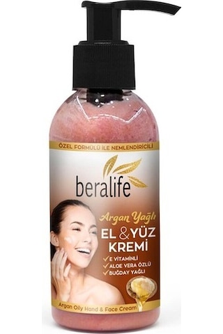 Beralife Argan Yağlı El ve Yüz Kremi 150 ML