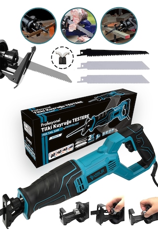 Assur ASR615 750W Tilki Kuyruğu Testere Mavi