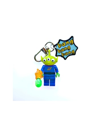 Toy Story Alien Figür Charmlı Anahtarlık - Uzay Temalı Sevimli Ko