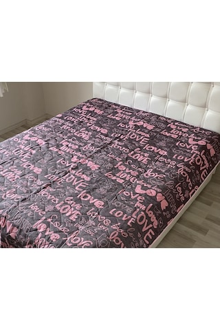 Kapitoneli Tek Kişilik Çok Amaçlı Örtü 160x220 CM