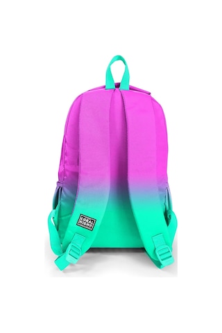Coral High Kids Pembe Su Yeşili Renk Geçişli Üç Bölmeli Okul Sırt Çantası 23664
