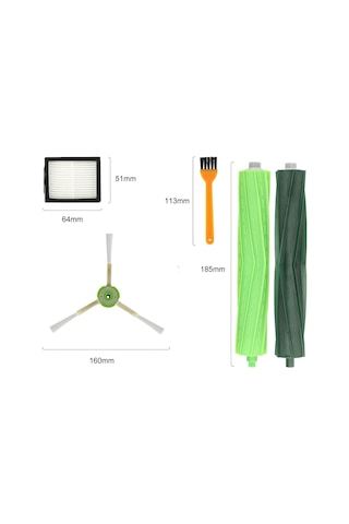 Irobot Roomba I7 Serisi Rulo Fırça, Yan Fırça, Hepa Filtre