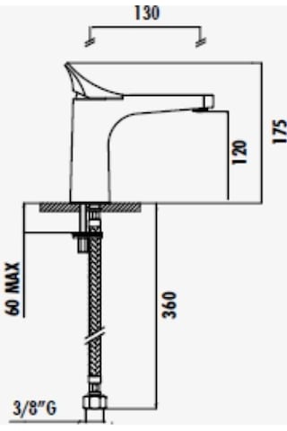 If1500 Infinity Lavabo Armatürü