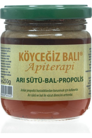 Köyceğiz Balı Arı Sütü Bal Propolis Karışımı Cam Kavanoz 250 G