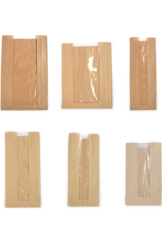 Anadolu Kağıtçılık 12X28Cm Pencereli Şamua Kese Kağıdı 10 Kg