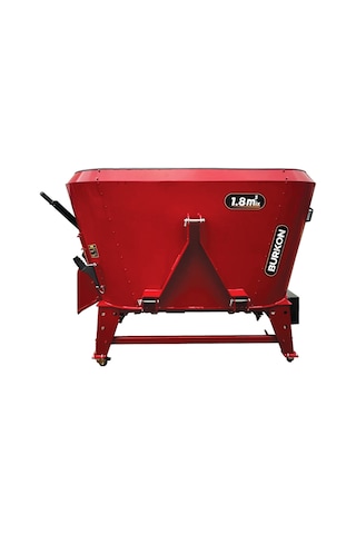 Burkon 1.8 M³ Çift Helezon Ev Elektrikli Yem Karma Makinası
