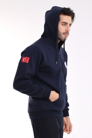 Paramedik Acil Sağlık Kapşonlu Hırka-7471