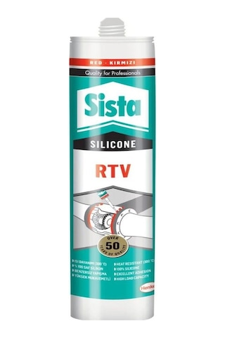 Sista Rtv Silikon Kırmızı 310ml