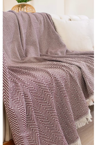 Tabu Home Dokuma Cozy Comfort Bordo Koltuk Örtüsü