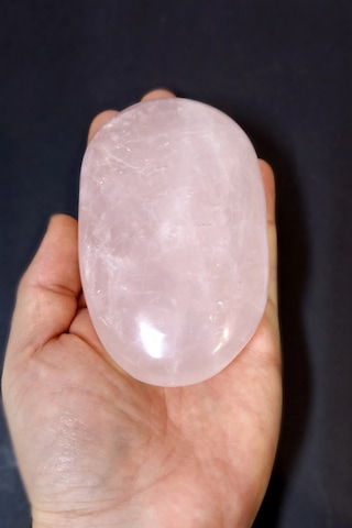 Doğal Pembe Kuvars Masaj Taşı 32pkm