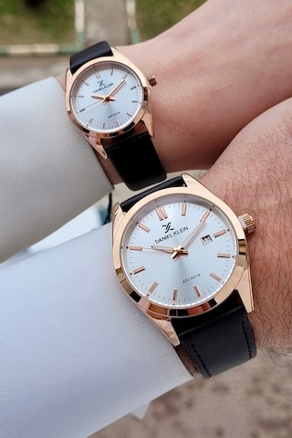 Daniel Klein Dkgnct2399 Sevgili Çift Kol Saati Rose Gold