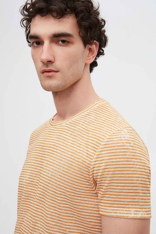 D's Damat Twn Slim Fit Mango Çizgi Baskılı T-shirt 2ec1438360200 Mango