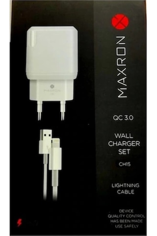 Maxron CH15 Q.c 18W Lightning Şarj Aleti