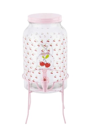 Tantitoni Standli Cherry Cam Meşrubatlik Sebil 3.5 L Pembe - Şeffaf