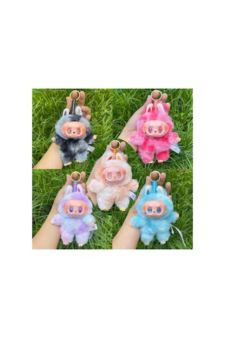 Labubu Kutulu Peluş Anahtarlık - 16cm Kutulu Labubu Peluş Sürpriz Model