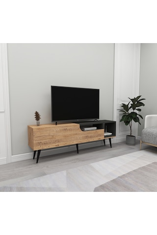 Arnetti Alba Kapaklı Tv Ünitesi Atlantik Çam Antrasit