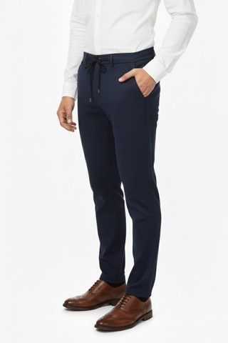 Erkek Kışlık Jogger Regular Fit Pantolon 1256 Bgl-st04973 Lacivert