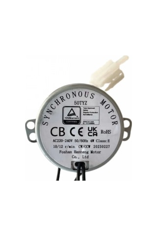 50 Tyz 10/12 Rpm Kuluçka Motoru Viyol Çevirme