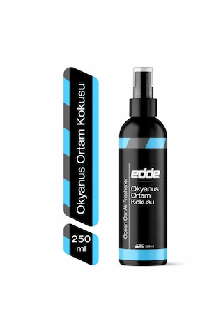 Edde Okyanus Kokulu Ferah Kalıcı Araba Araç Oto Kokusu Araç Içi Kokuları 250 Ml Oto Parfümü Oto Detailing 250ml