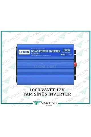 1000 Watt 12v Tam Sinüs İnverter Lexron 10"