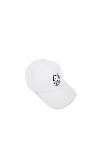 Tattini Unisex Tekstil Beyaz Beyzbol Şapka 990 Baseball Cap Y26 Whıte Beyaz
