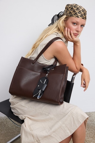 Shule Bags Madison Gözlük Kılıflı Omuz Çantası Acı Kahve Kahverengi