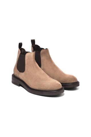 Marsh Mallow Bot Erkek 1054 - Moss Dino Draghi Chelsea Boot Suede Pembe