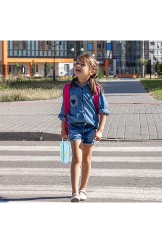 1 Adet Karikatür Kurbağa Şeklinde Kalem Kutusu Öğrenci Kalem Saklama Çantası Kırtasiye Çantası Şeker Pembe