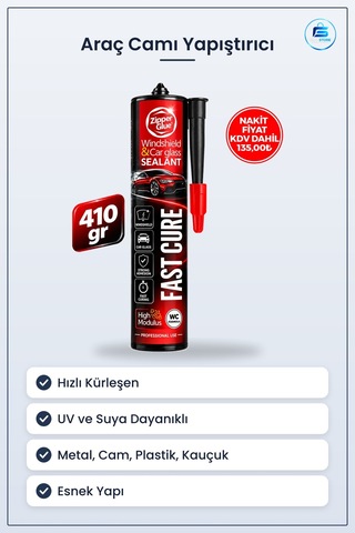 Araç Camı Ve Çok Amaçlı Siyah Yapıştırıcı Hızlı Kürleşen Uv Suya