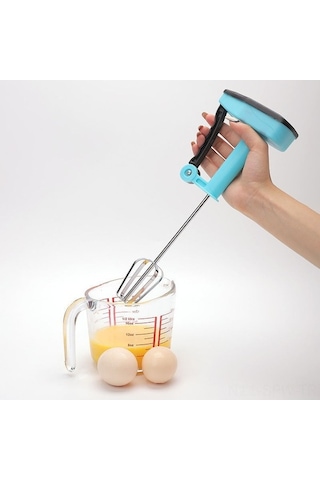 Besthome1 Ev Kullanımı Mini El Mikser, Kek Ve Krema İçin Döner Basma, Pastane Aleti, Kırmızı Diğer Diğer