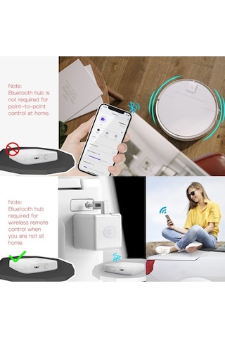 Novahub Bt Smart Anahtar İtici Robot Parmak Dokunmatik Robot Ve Bt Gateway Seti