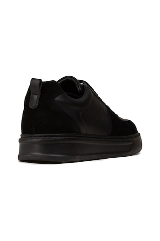 Deery Erkek Hakiki Deri Siyah Sneaker Ayakkabı - 02014msyhc01 Siyah