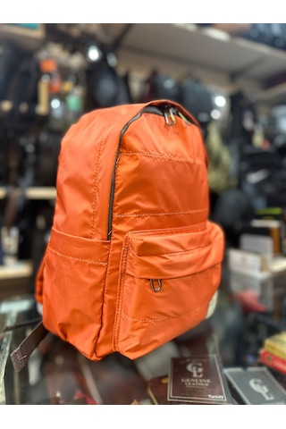 Bagslab Turuncu Su Geçirmez Kumaş Sırt Çantası 1069 Turuncu
