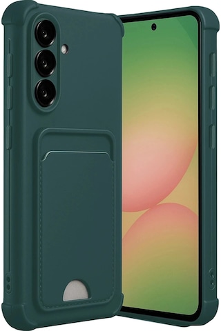 Samsung Uyumlu Galaxy A17 5g Kelvin Kartvizitli Silikon Koyu Yeşil