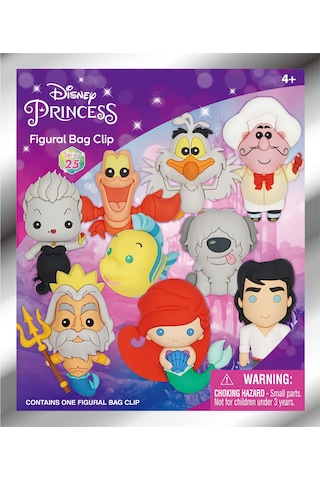 Disney Küçük Deniz Kızı Seri 25 Klipsli Figür 86165