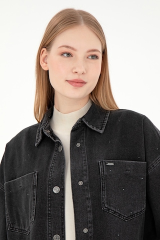 U.s. Polo Assn. Kadın Siyah Gömlek Jean 50295945-dn0027 Black Siyah