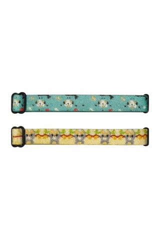 4 Adet Desenli Zilli Kedi Tasması - Ayarlanabilir Cat Collar