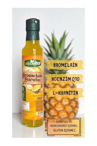 Asya Vital Bromelain Şurubu 350 Ml