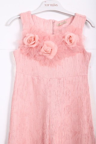 Xo Kids Kız Çocuk Elbise 4-8 Yaş 5880 Pembe