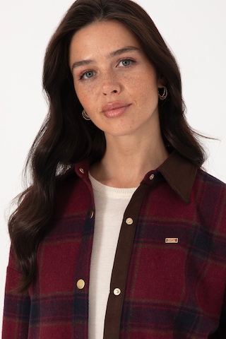 U.s. Polo Assn. Kadın Plum Gömlek Desenli 50317225-vr177 New Plum