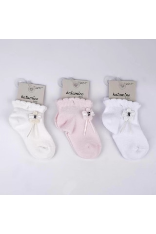 Argolis Aks. Kız Bebek Soket Çorap K46344 Asorti Çok Renkli