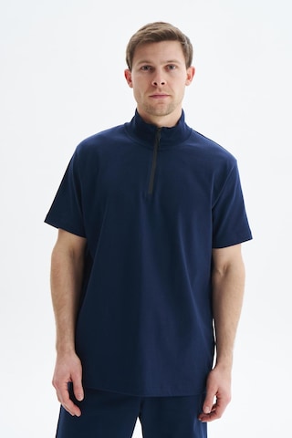 AR-MA Arma Erkek Regular Fit Basic % 100 Pamuk Süprem Dik Yaka Fermuarlı Tişört Y29344449302 Lacivert