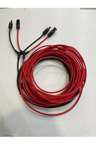 10+10 METRE 2 Lİ MC4 SOLAR KONNEKTÖR 2 İN 1 KABLOLU PARALELLEME